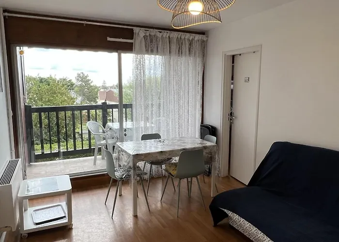 2 Pieces En Front De Avec Balcon, A 70m De La De - Fr-1-487-287 Apartman Cabourg